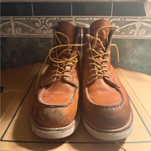 Red Wing Shoes Men's Tan Leather Boots